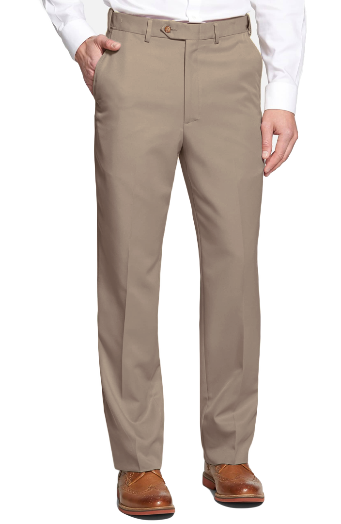 Dark Khaki | Prime Poplin Self Sizer | Flat Front | Self Sizer
