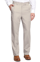 Stone | Prime Poplin | Flat Front | Regent